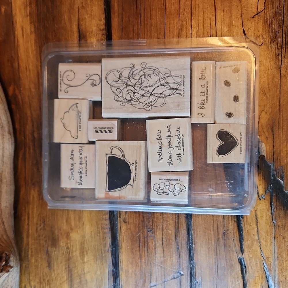 🎁Stampin Up - Like it a Latte set